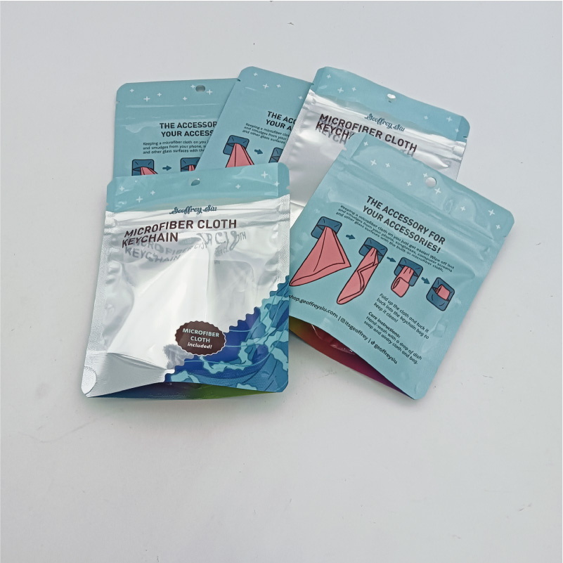 Custom Blind Bags Three Sided Seal Moisture Proof Bag Pouch Stand up Pouch Packaging Bags for Keychain